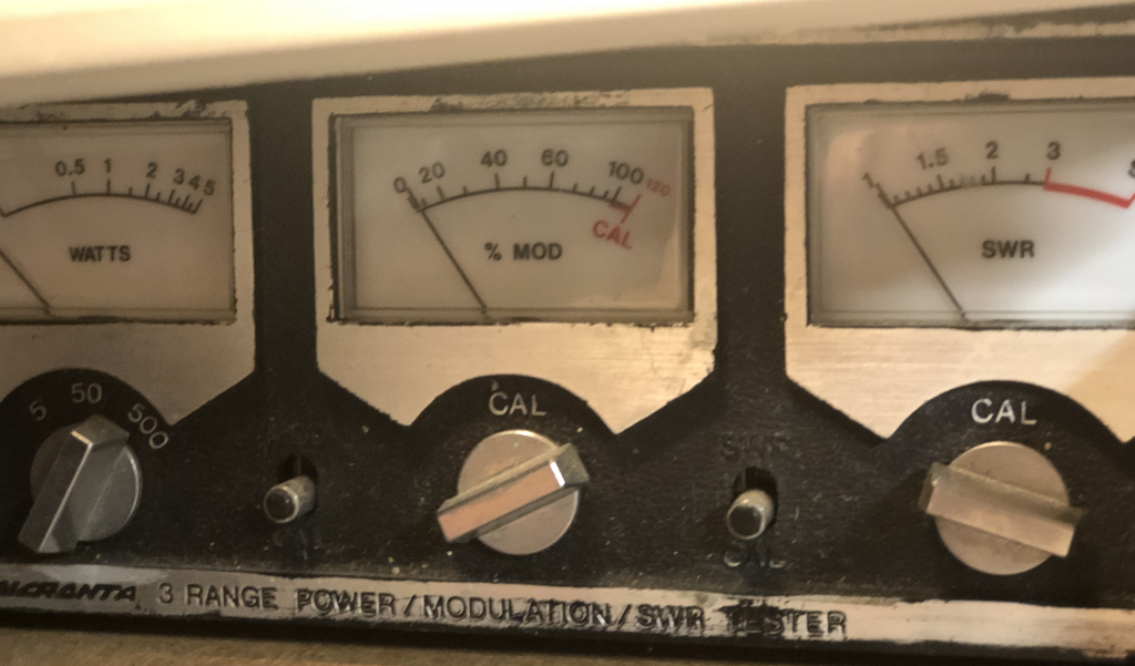 Overview of Micronta 3 Meter SWR/Mod/Power Meter