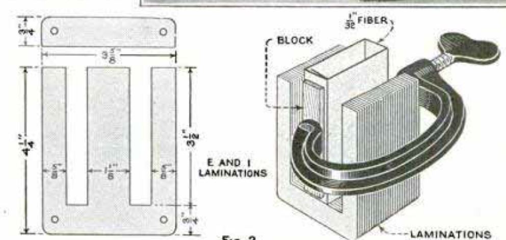 A Practical Homemade Power Transformer - Popular Mechanics March 1930