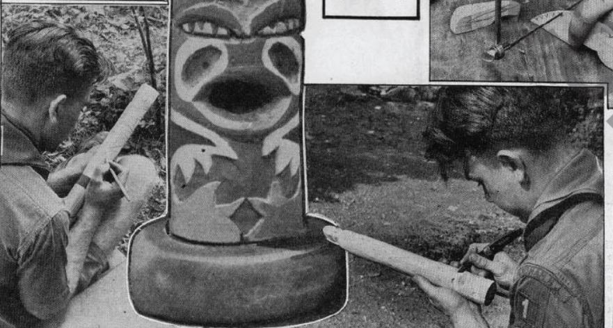 Boy's Life - 1939-10 - Making Miniature Totem Poles