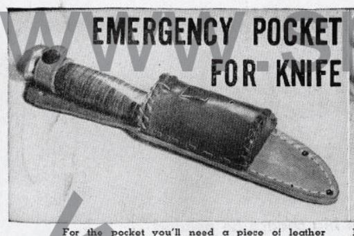 Boy's Life - 1948-09 - Your Trail Gear - Emergency Pocket for Knife and Canteen