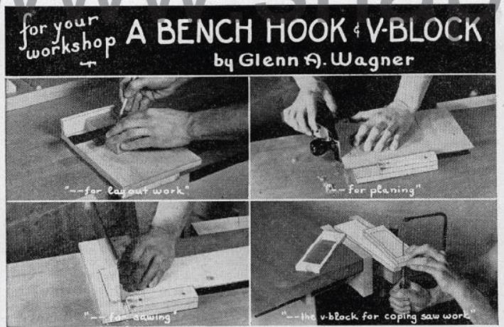 Boy's Life - 1948-11 - Bench Hook and V-Block - Glenn Wagner