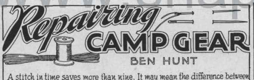 Boy's Life - 1949-02 - Repairing Camp Gear - Ben Hunt