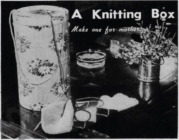 Boy's Life - 1949-05 - Knitting Box for Mother