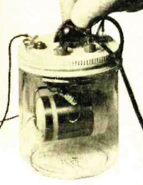 Glass Jar Crystal Radio - Popular Electronics March 1959