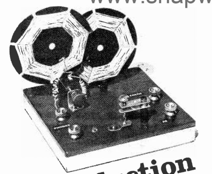 Reproduction Crystal Set Practical Wireless 197209