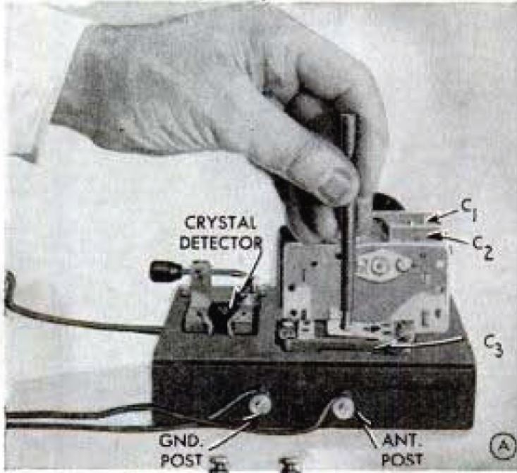 Sharp-Tuning Crystal Set for Experimenters 1945-11