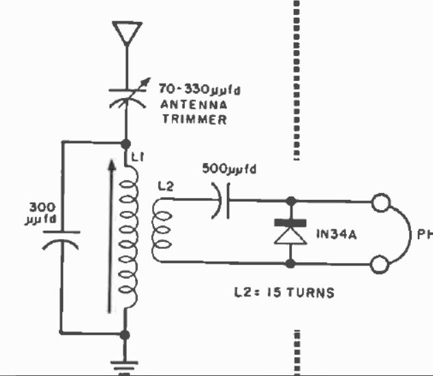 Simple Crystal Receiver - Popular Electronics January 1959