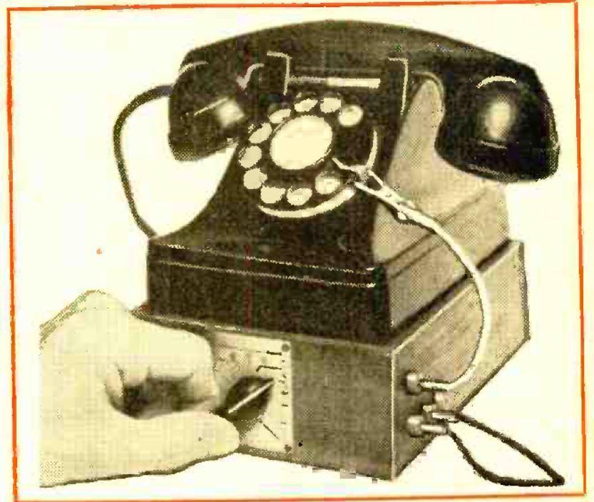 Under the Phone Crystal Set - Popular Electronics June 1956