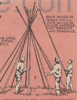 Boy's Life - 1950-06 - Indian Teepee - Ben Hunt