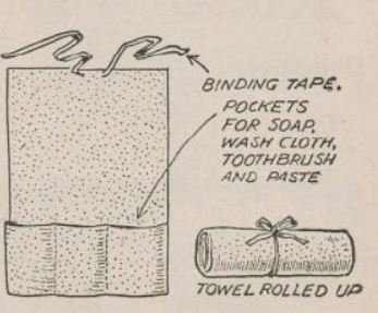 Boy's Life - 1950-09 - A Towel-Toilet Kit - John Gibson