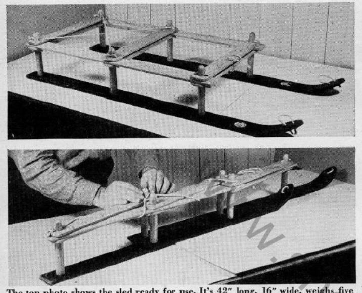 Boy's Life - 1950-12 - How to Make a Folding Sled
