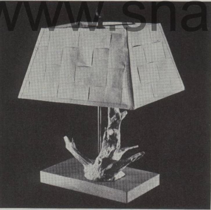 Boy's Life - 1951-04 - A Drift Wood Lamp