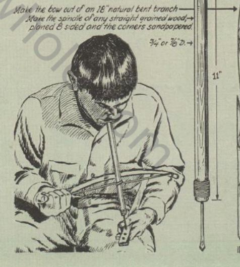 Boy's Life - 1954-10 - Eskimo Bow Drill - Ben Hunt