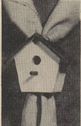 Boy's Life - 1959-11 - Neckerchief Slide of the Month - Jenny Wren House - Whittlin Jim