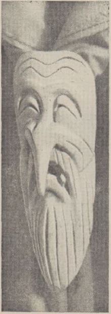 Boy's Life - 1961-03 - Neckerchief Slide of the Month - Tarascan Indian Mask - Whittlin Jim