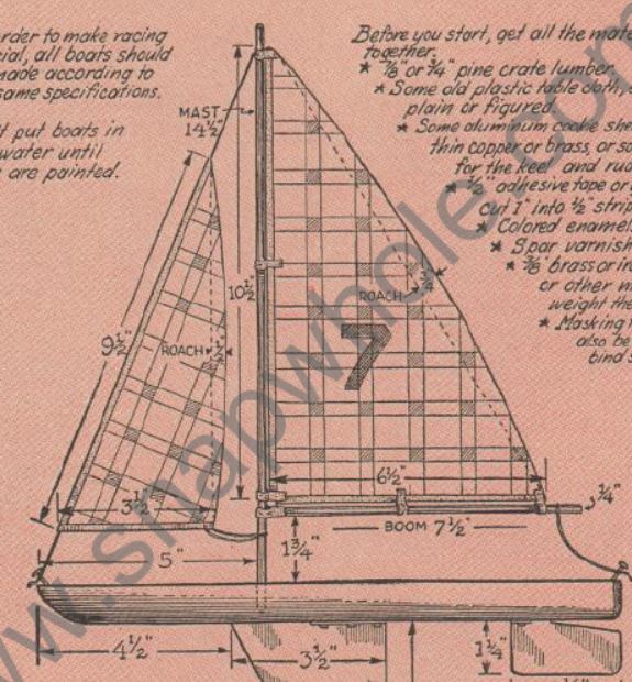 Boy's Life - 1955-07 - Model Racing Sloop - Ben Hunt