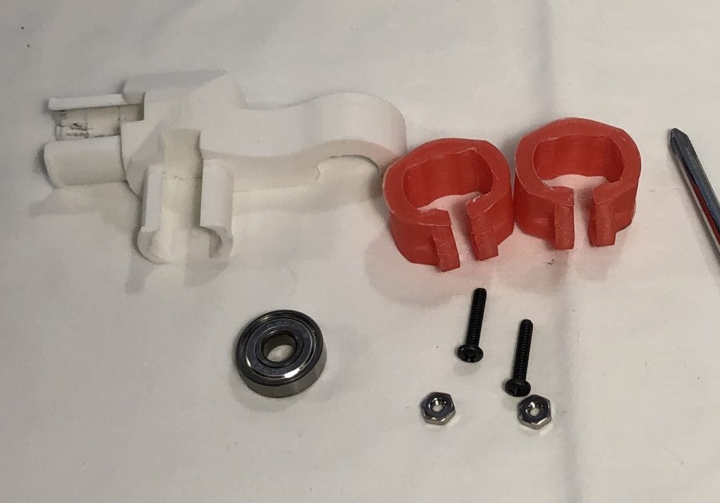 Piper 1v2 3D Printer Top Left Corner Z Support Parts