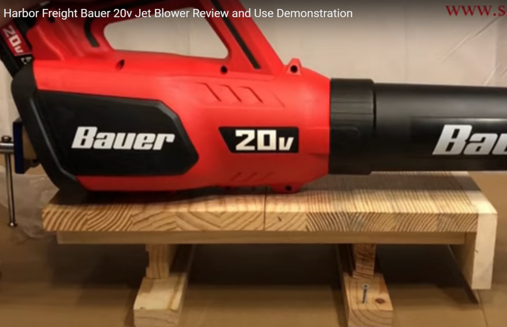 Harbor Freight Bauer 20v Jet Blower Review