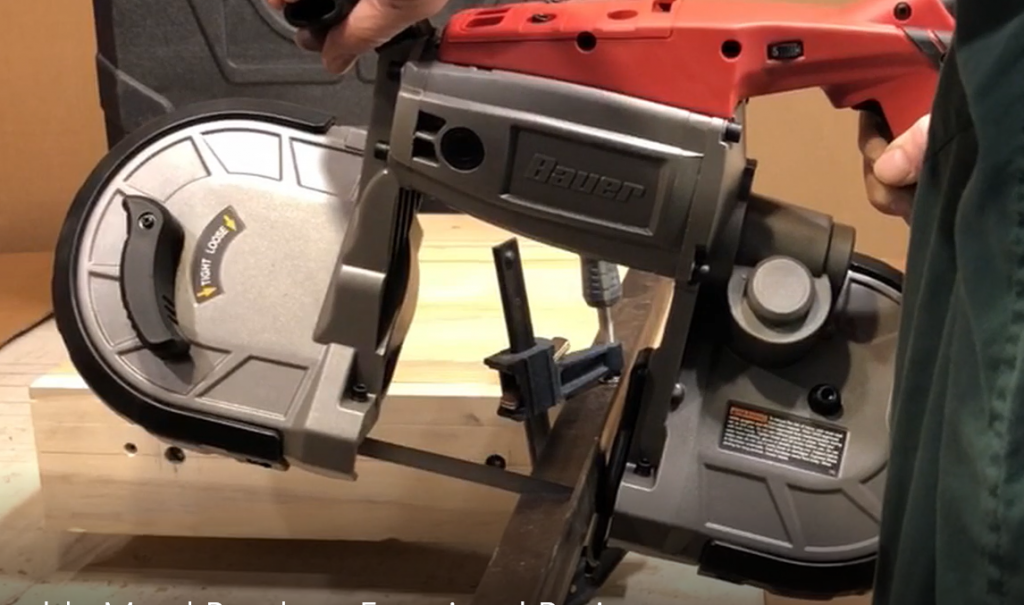 Harbor Freight Bauer Portable Metal Cutting Band Saw Review