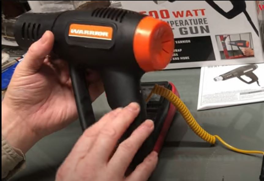 Harbor Freight Warrior 1500 Watt Heat Gun Testing - How does it measure up.