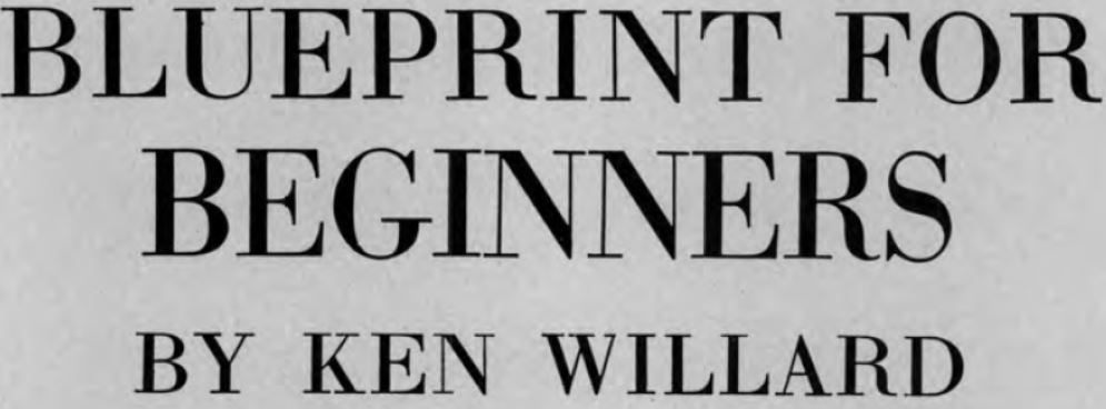 RCM 1963-12 - Willard Blueprint For Beginners