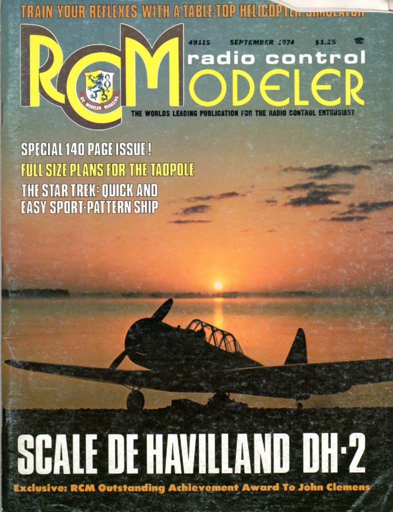 RCM 1974 September Magazine Issue with Index