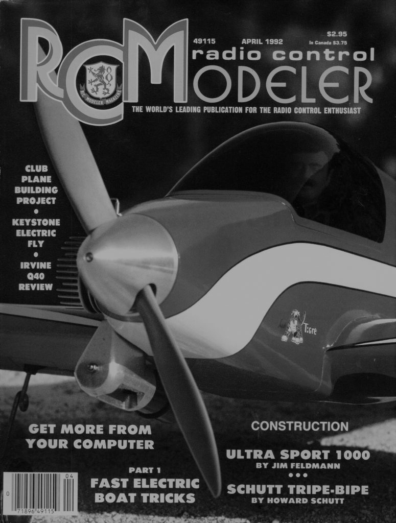 RCM 1992 April Magazine Issue with Index