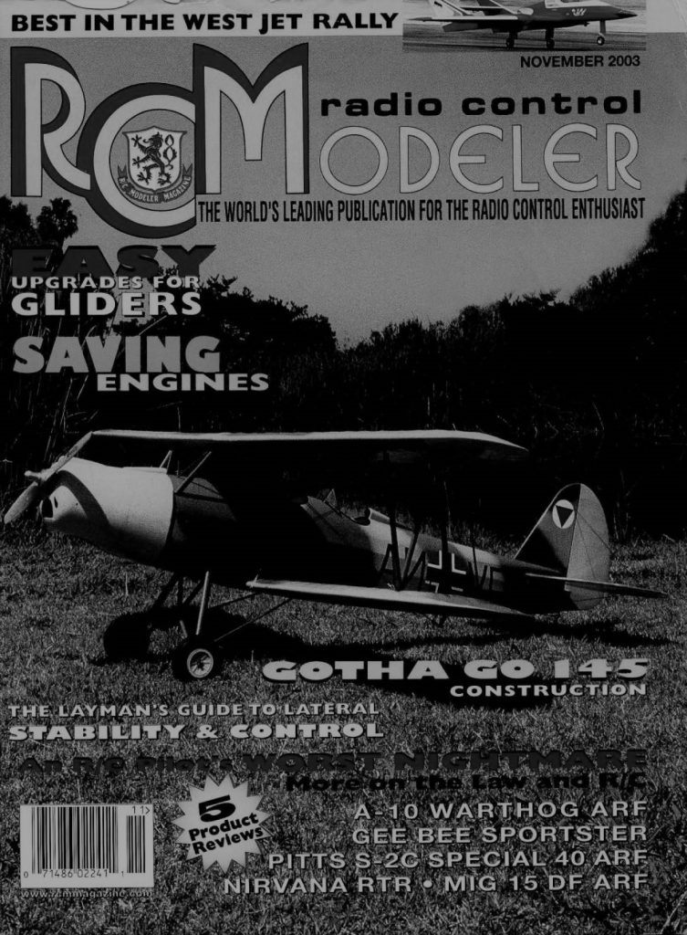 RCM 2003 November Magazine Issue with Index-vw