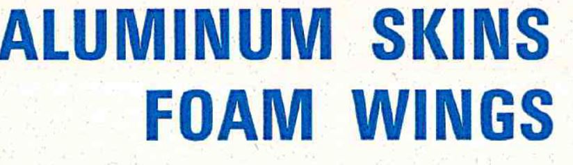 RCM 1966-07 - Aluminum Skins for Foam Wings